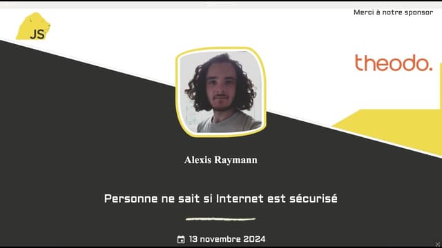 Personne ne sait si Internet est sécurisé